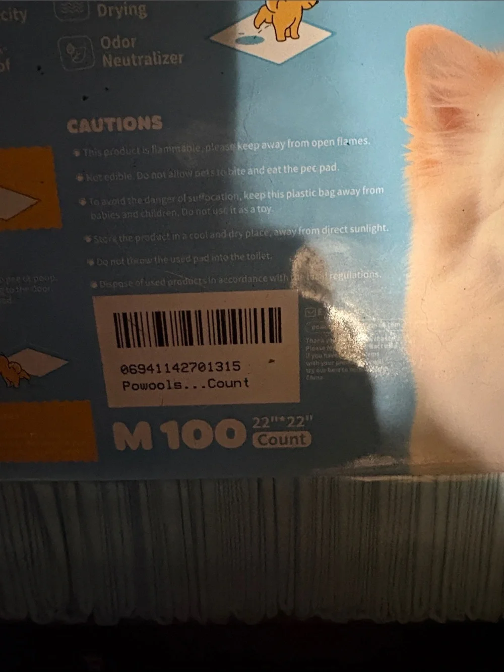 Blue Dog Training Pads - 100 Count